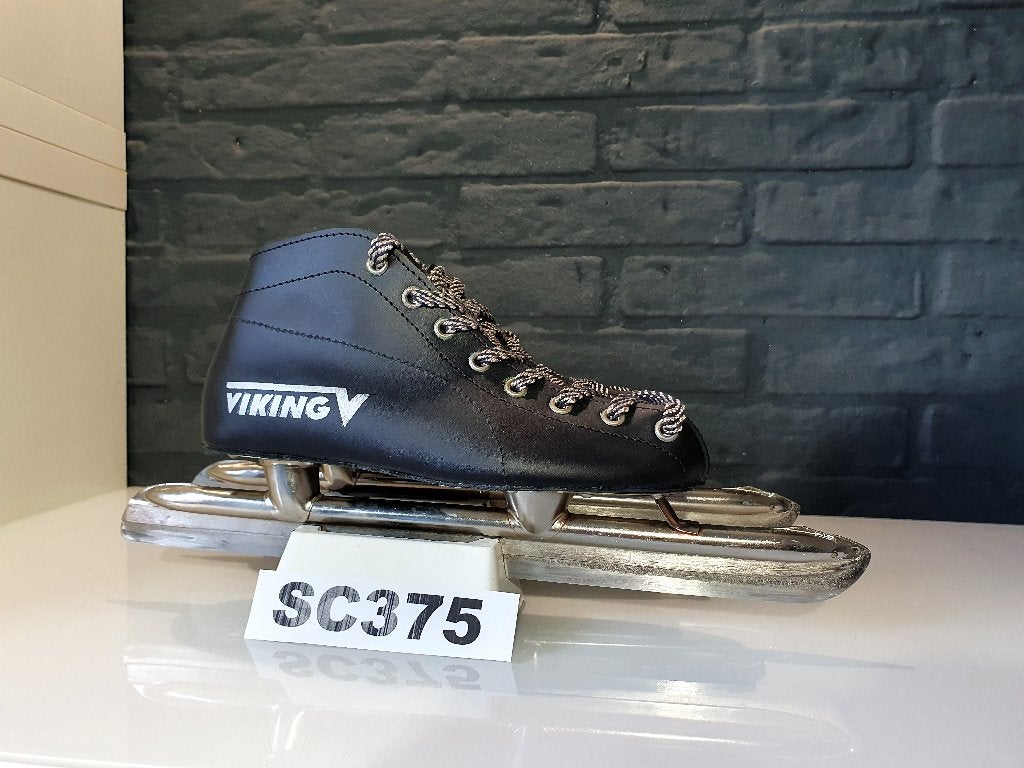 Viking Junior Tournoren Lage Laag Noren Leder Zwart Maat 35, Sport en Fitness, Viking, Verzenden, Nieuw, Noren