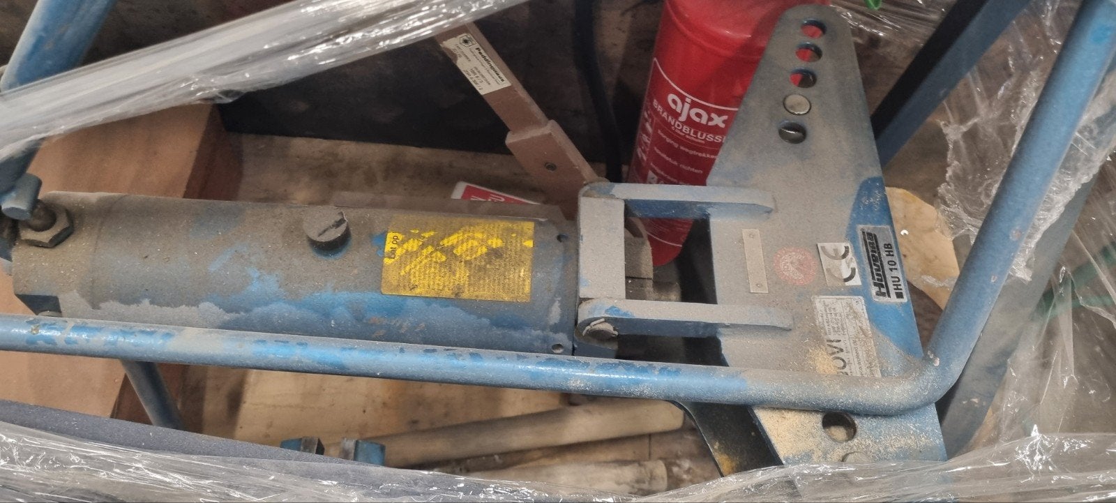 handbediende hydraulische buigmachine huvema 10 HB AO, Ophalen, Gebruikt