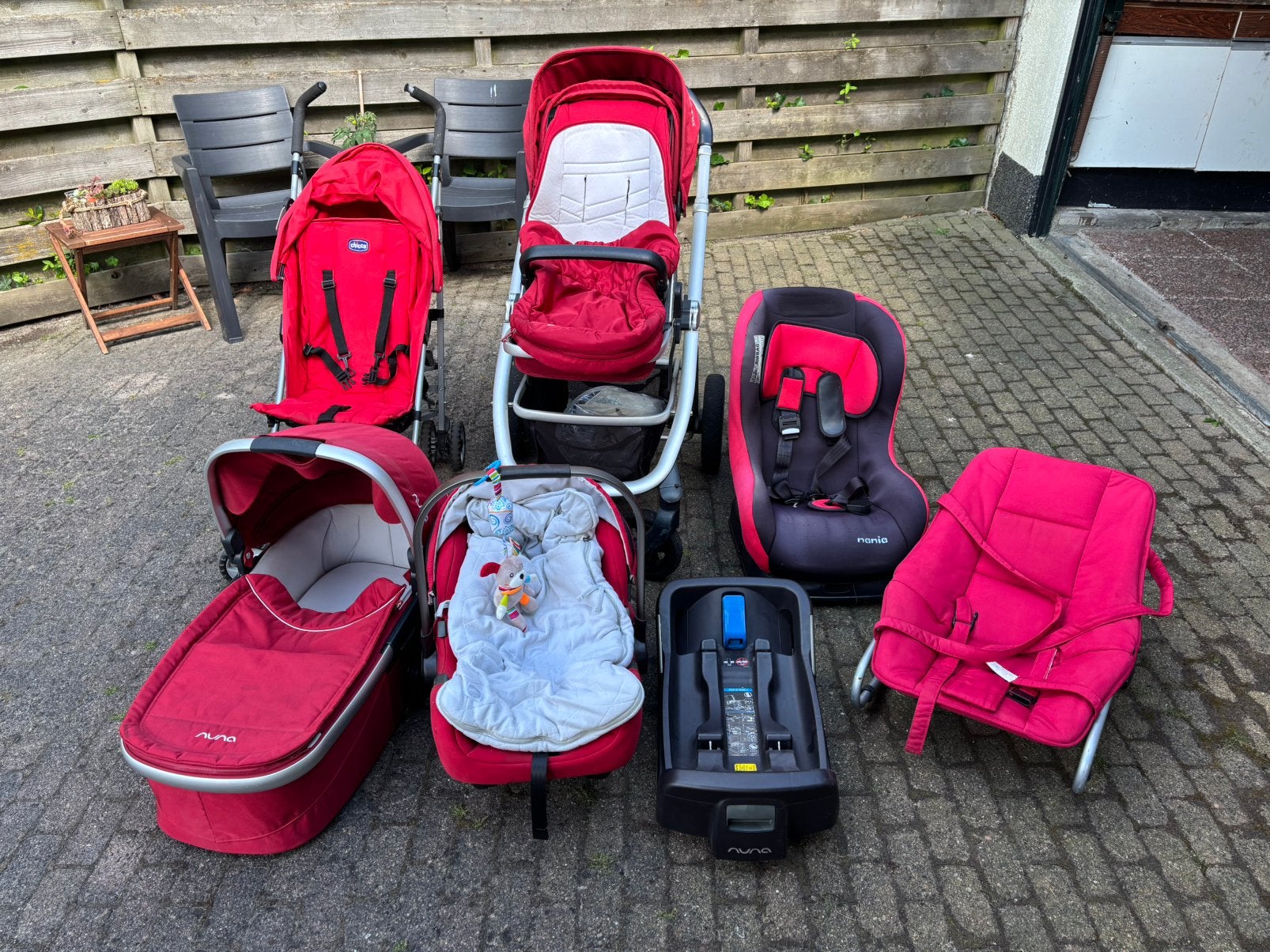 Uitgebreide baby uitzet!, Gebruikt, Combiwagen, Verstelbare duwstang, Ophalen
