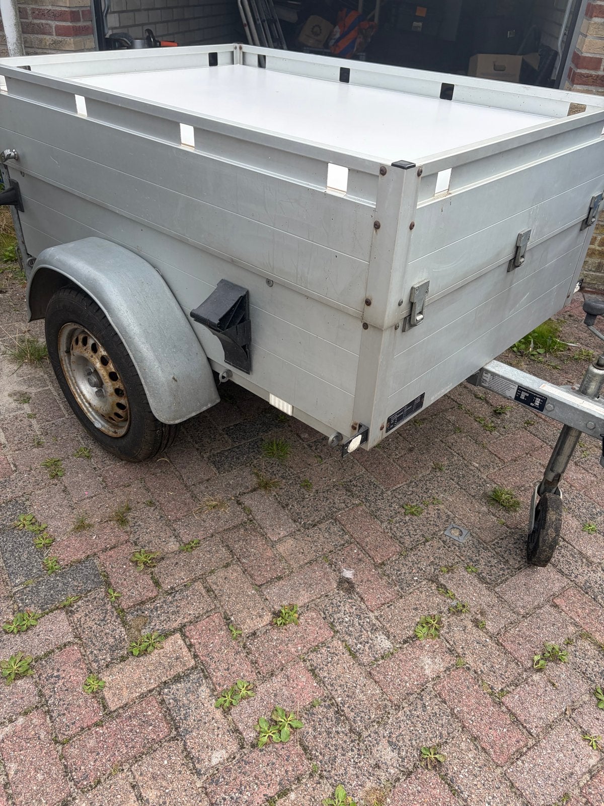 Anssems GT 750 bagagewagen 152x102x48 cm met deksel +slot, Auto diversen, Aanhangers en Bagagewagens, Ophalen of Verzenden, Gebruikt