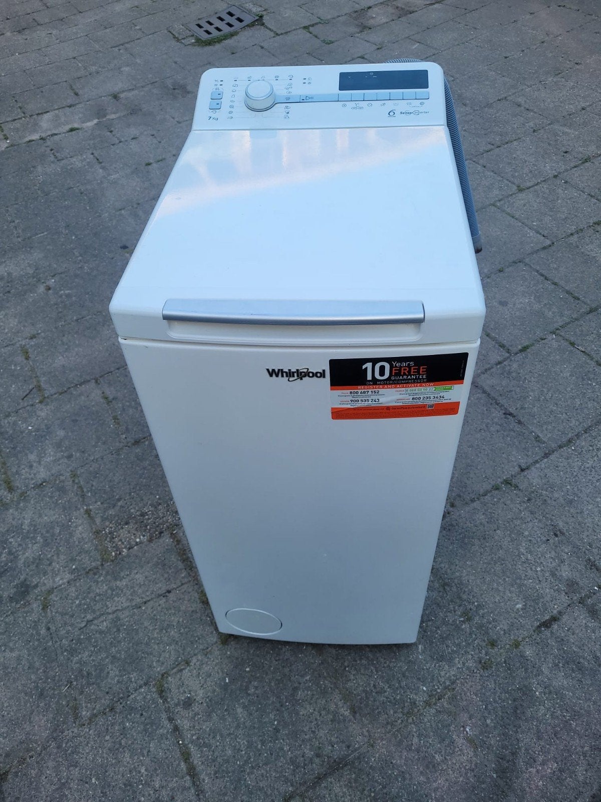 Whirlpool wasmachine smaall moedel, Ophalen, Gebruikt, Minder dan 60 m³, 3 snelheden of meer
