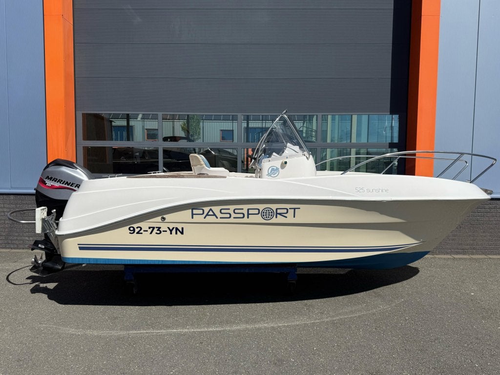 Quicksilver Passport 525 sunshine, Watersport en Boten, Benzine, Gebruikt, Polyester, Quicksilver