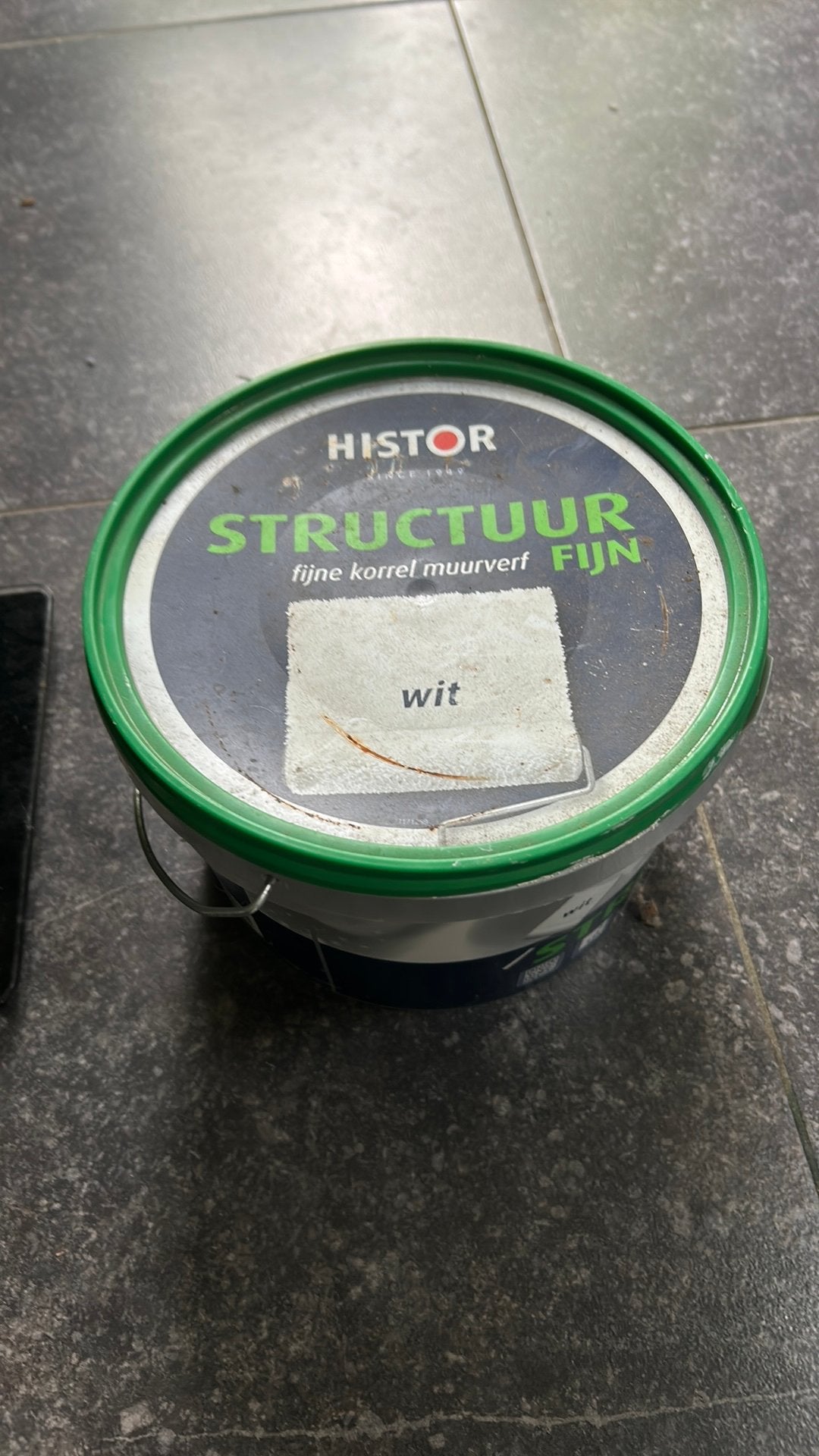 Histor structuur muurverf, Ophalen, Wit, Nieuw, Verf