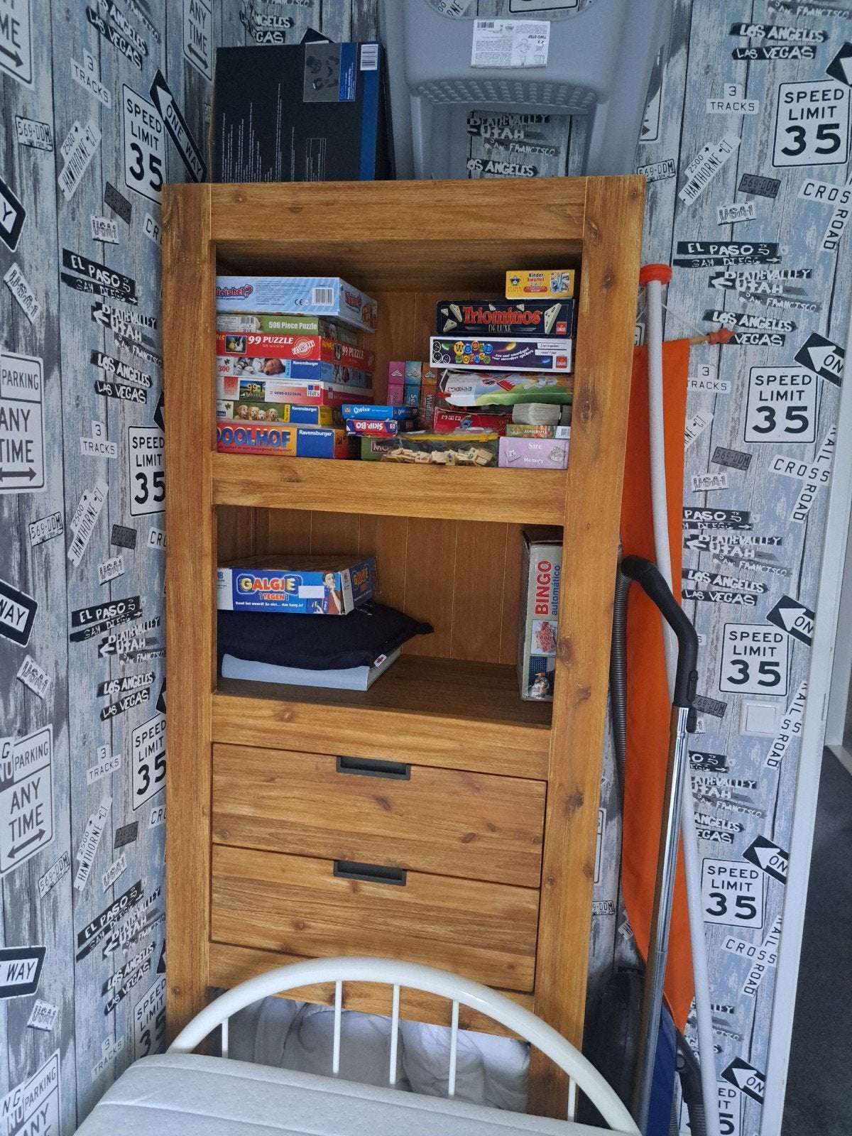 Eiken kast, Ophalen, Gebruikt, 25 tot 50 cm, 50 tot 100 cm