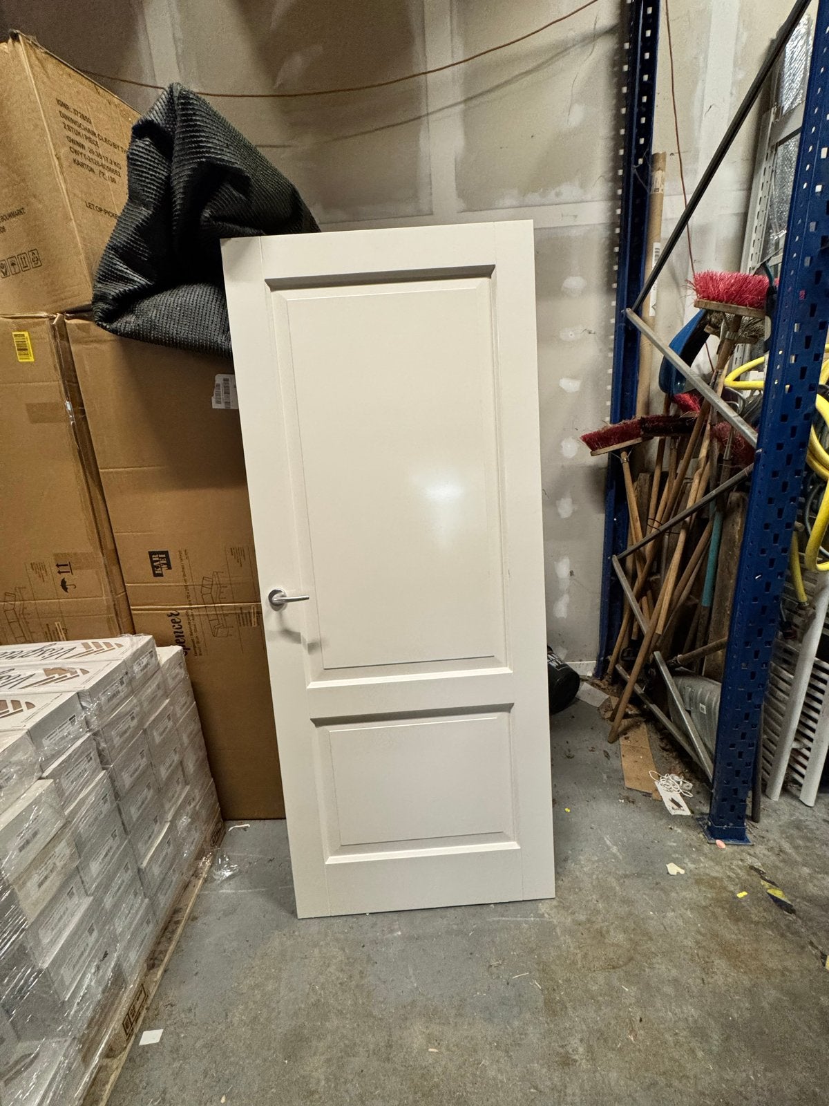 Nieuwe witte deur 210x83x4 cm, Doe-het-zelf en Verbouw, Ophalen, 80 tot 100 cm, Binnendeur, Nieuw