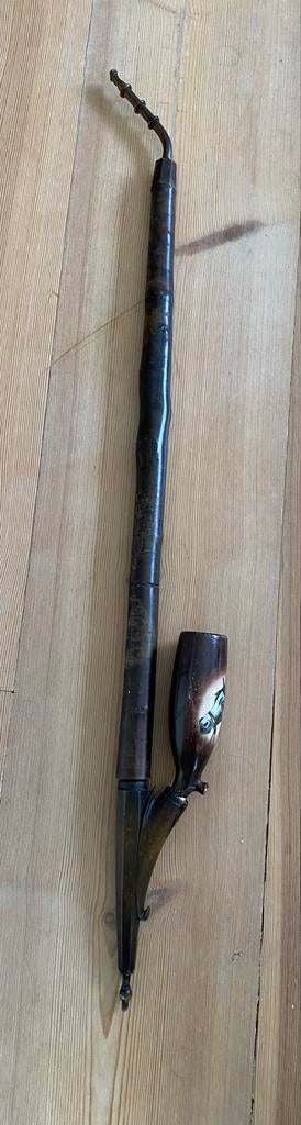 Porseleinen pijp met paardenhoofd, 40 cm, Antiek en Kunst, Ophalen