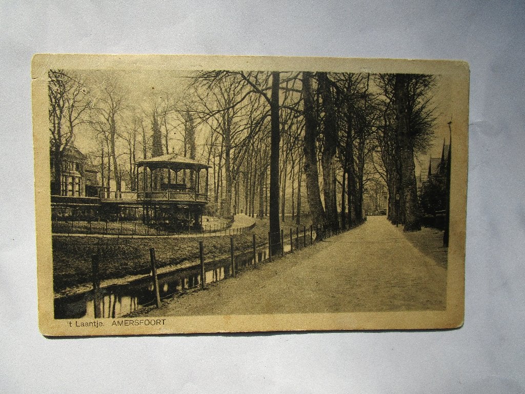Ansichtkaart Amersfoort -  't Laantje 1927, Verzenden, 1920 tot 1940, Gelopen, Utrecht