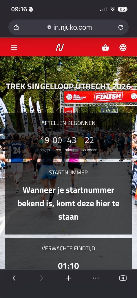 TREK Singelloop startbewijs 10km, Tickets en Kaartjes, Eén persoon
