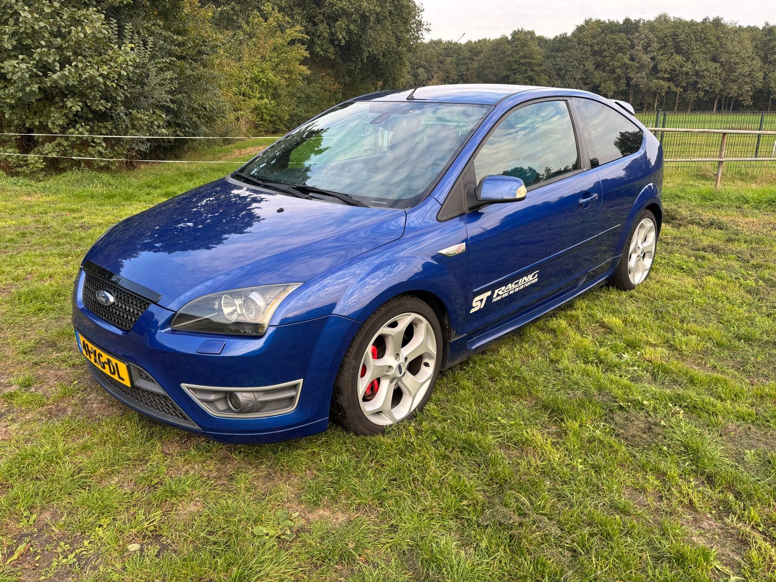 Ford Focus st 2.5 2007 Blauw VOLLEDIG ORGINEEL, Auto's, 2521 cc, Handgeschakeld, Particulier, 1292 kg