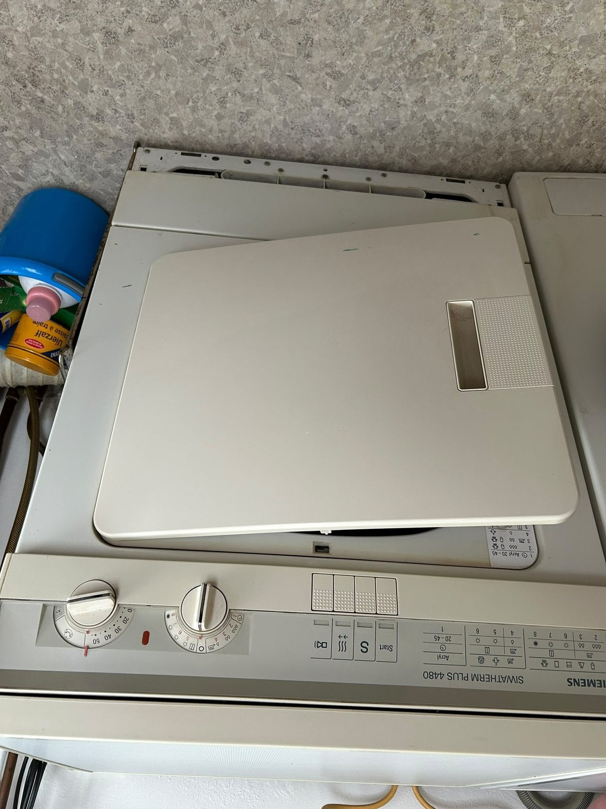Siemens wasdroger, Ophalen, 6 tot 8 kg, Gebruikt, Bovenlader
