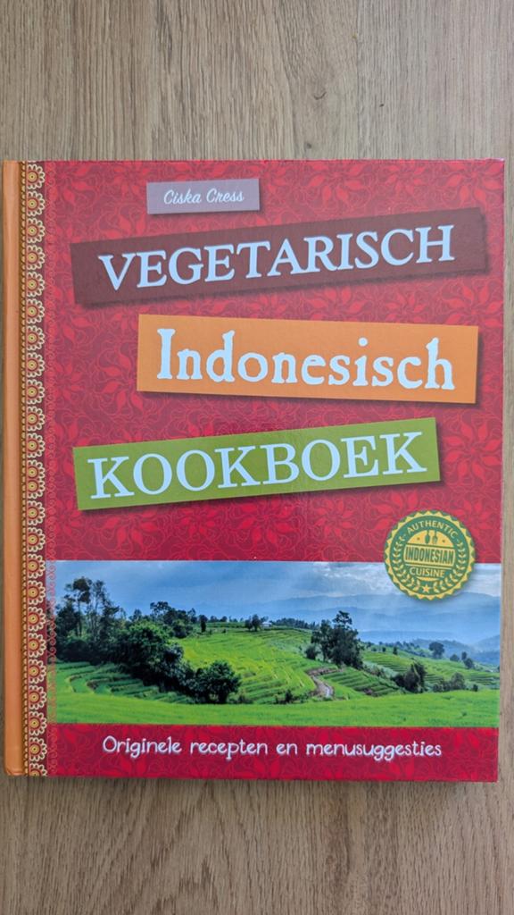 NIEUW Ciska Cress - Vegetarisch Indonesisch kookboek, Azië en Oosters, Vegetarisch, Ophalen of Verzenden, Zo goed als nieuw