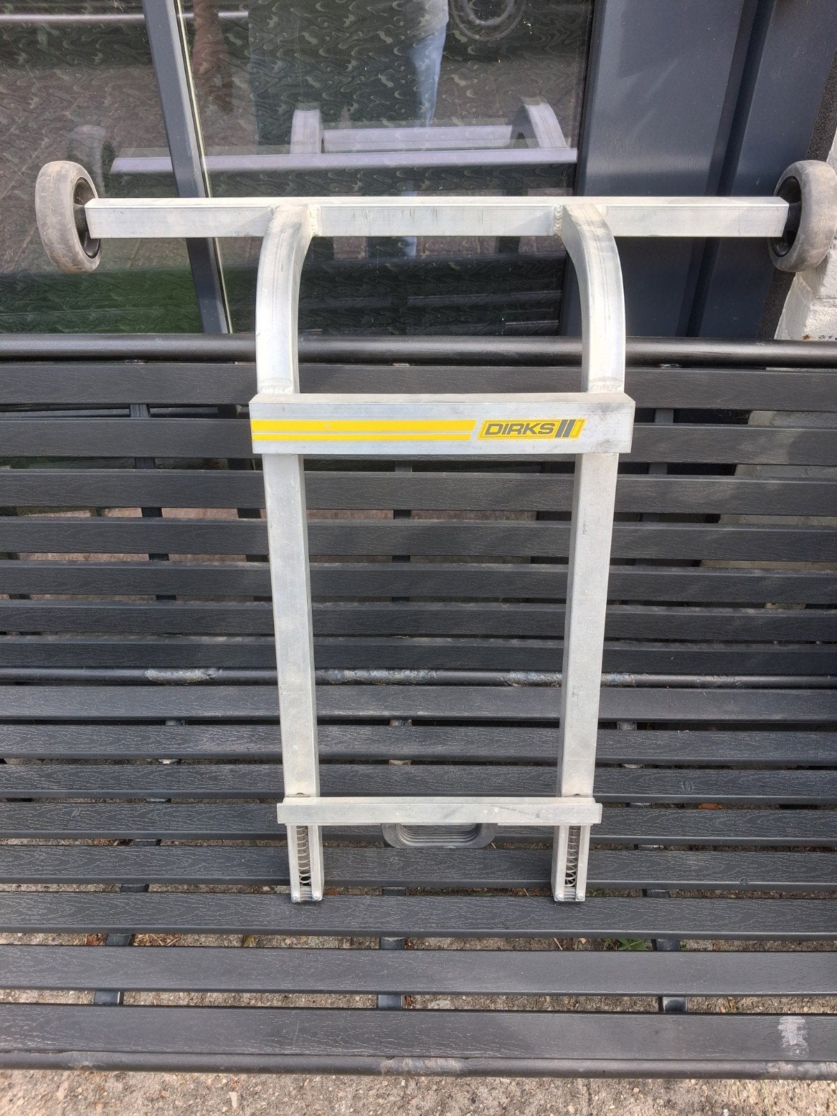 dirks ladder 2x 9 en afhouder 35 opstap, Ophalen, 4 meter of meer