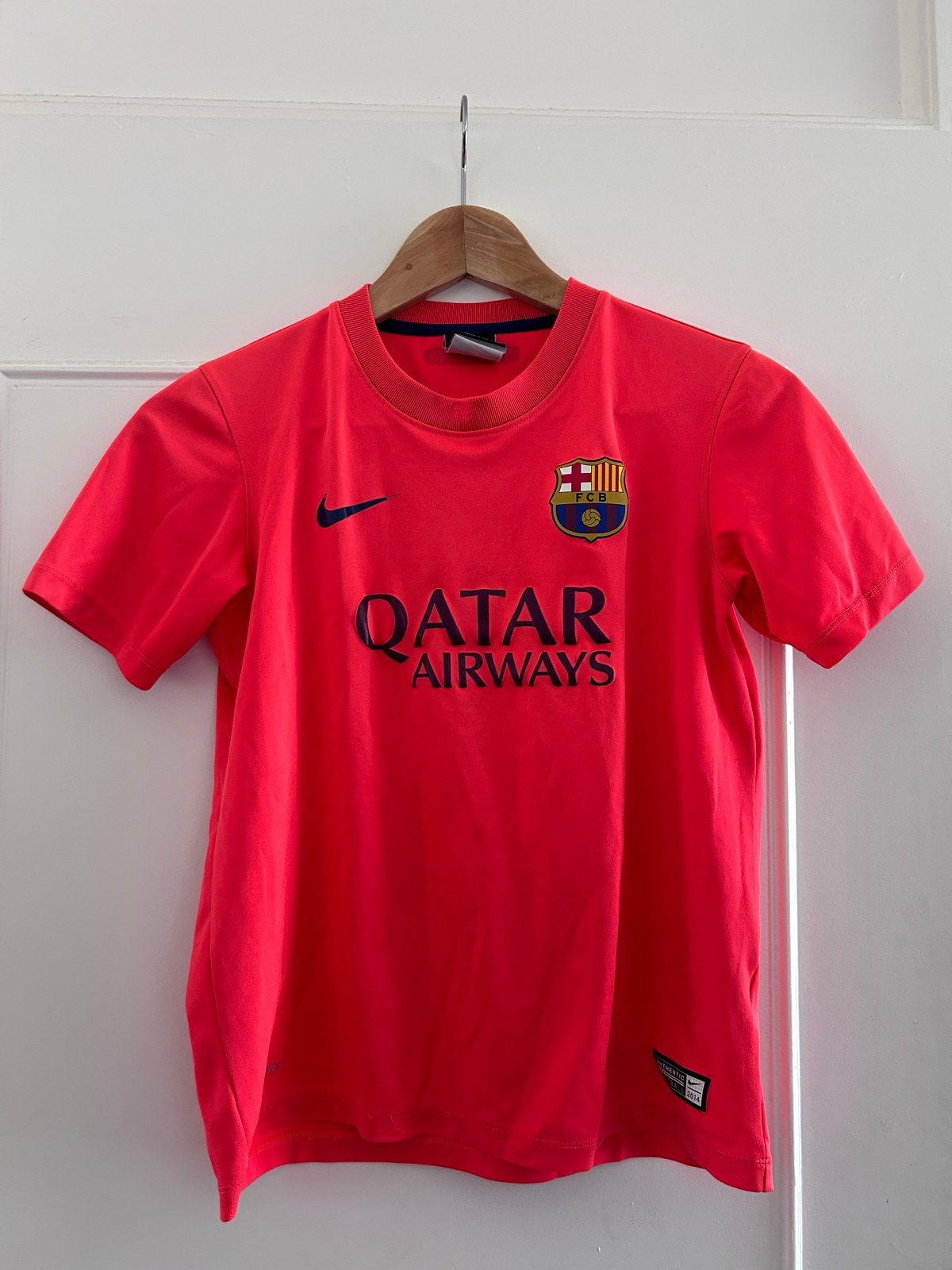 FC Barcelona shirt Nike maat 12-13 jr, seizoen 2014-2015, Ophalen of Verzenden, Gebruikt, Jongen of Meisje