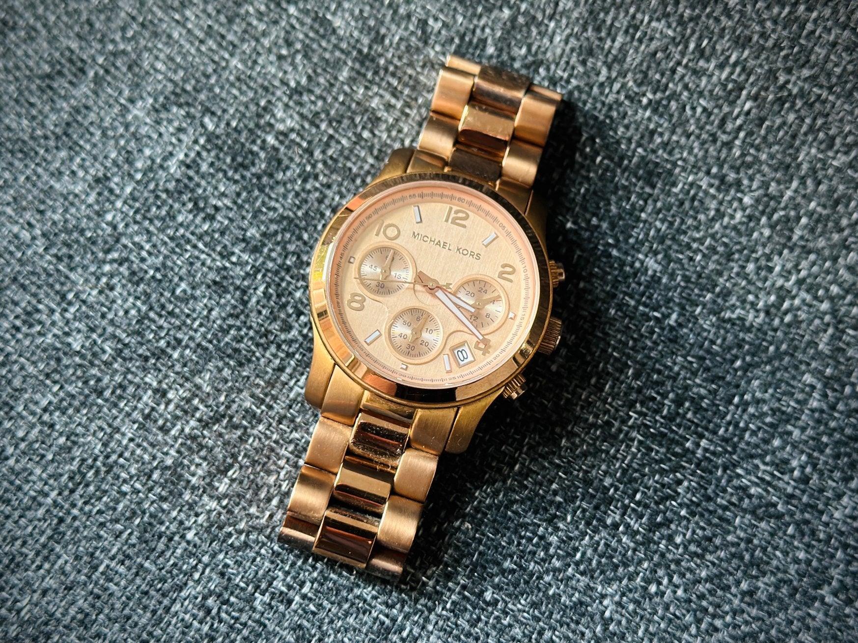 Michael Kors horloge MK5128 roségoud, Sieraden, Tassen en Uiterlijk, Horloges | Dames, Overige merken, Staal, Staal, Polshorloge