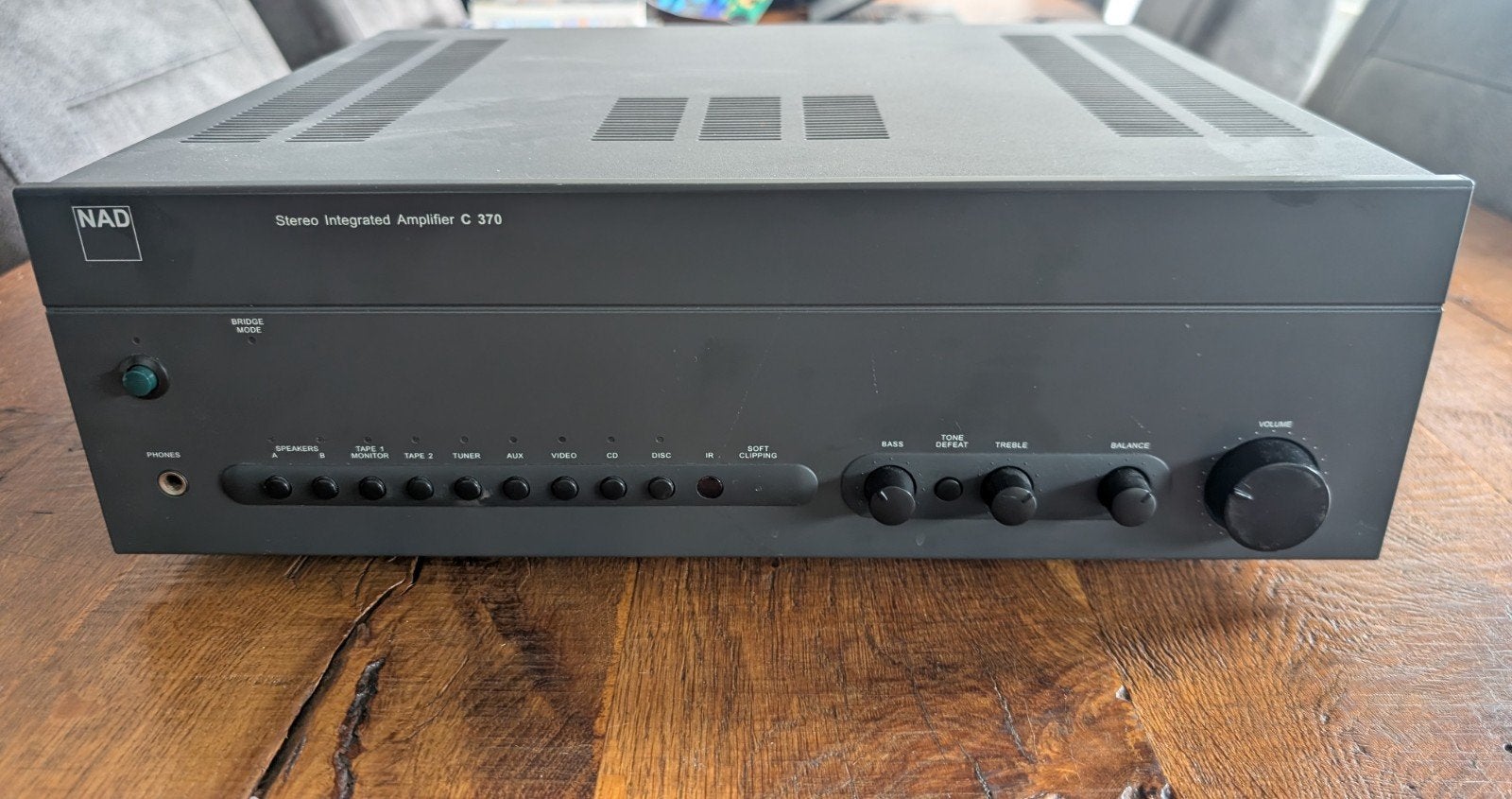 NAD C370 versterker, Audio, Tv en Foto, Versterkers en Receivers, Zo goed als nieuw, 120 watt of meer, Stereo, Ophalen