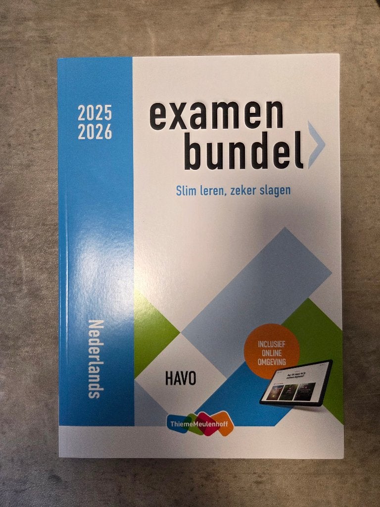 Examenbundel Nederlands, Boeken, Ophalen of Verzenden, Nieuw, HAVO, Nederlands