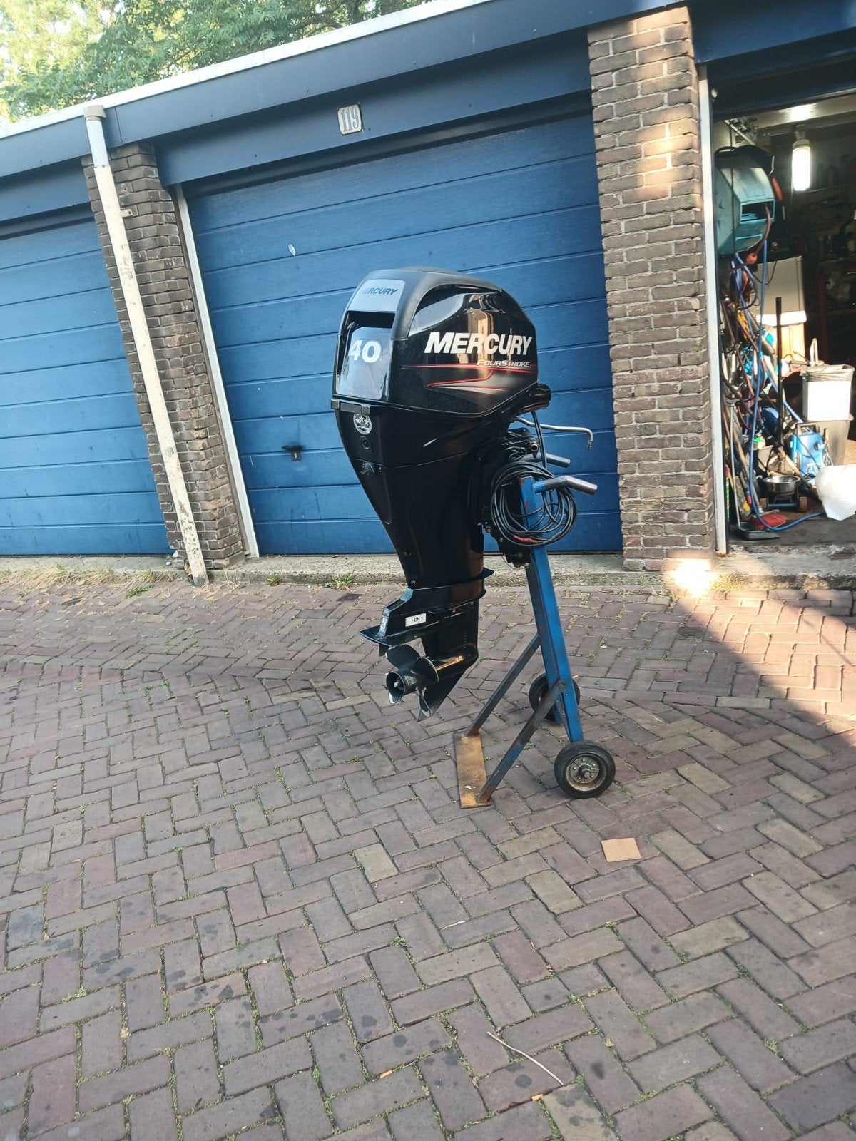 Mercury 40 pk efi  powertrim bj 2015, Viertaktmotor, Ophalen of Verzenden, Zo goed als nieuw, 30 pk of meer