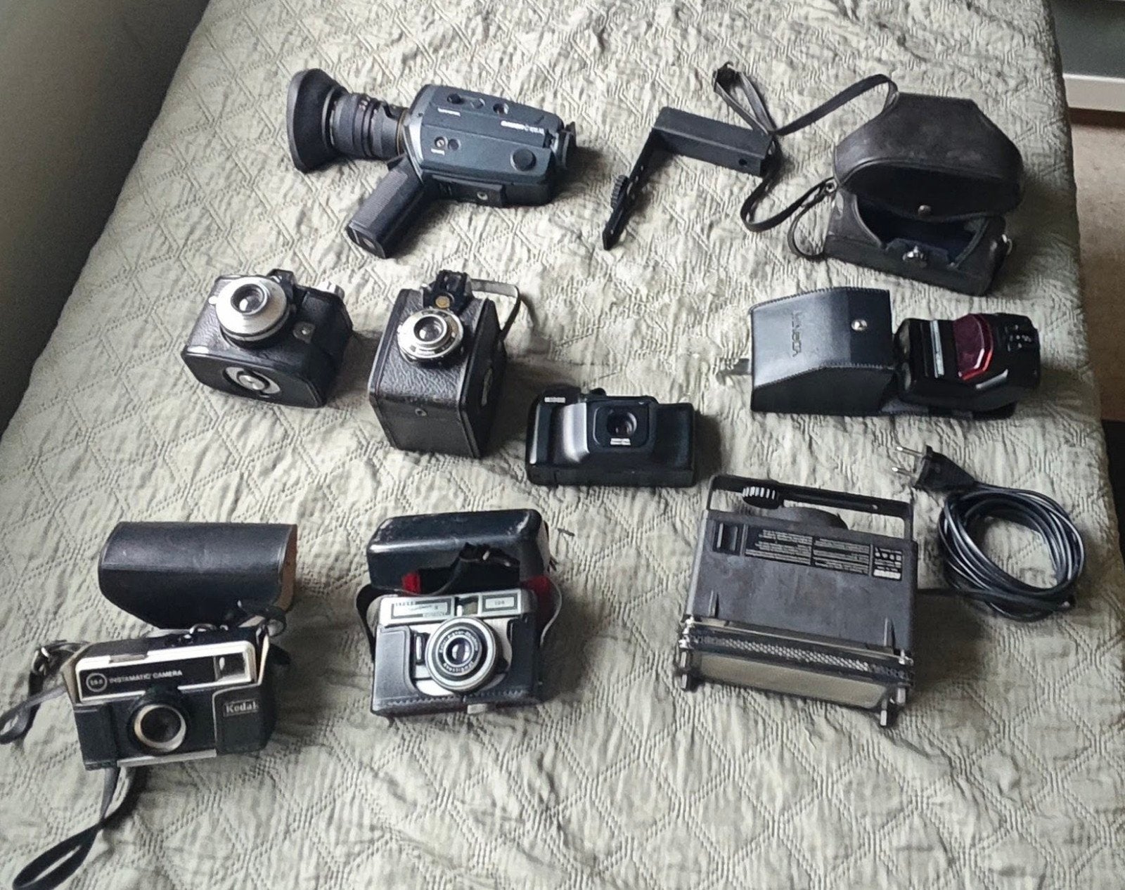 Vintage Camera Collectie & Revue Studiolamp - Jaren '50-'80, Ophalen of Verzenden, Compact, Overige Merken