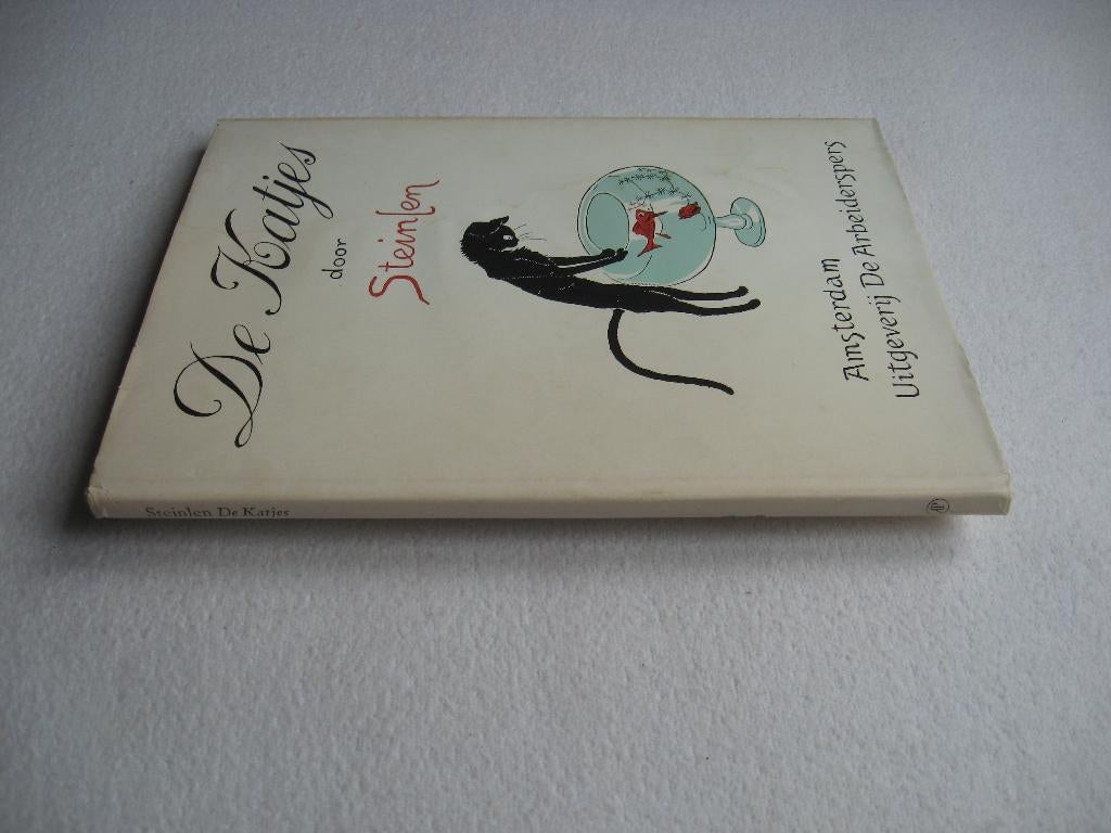 De Katjes (hardcover met stofomslag door Steinlen, Ophalen of Verzenden, Gelezen, Katten