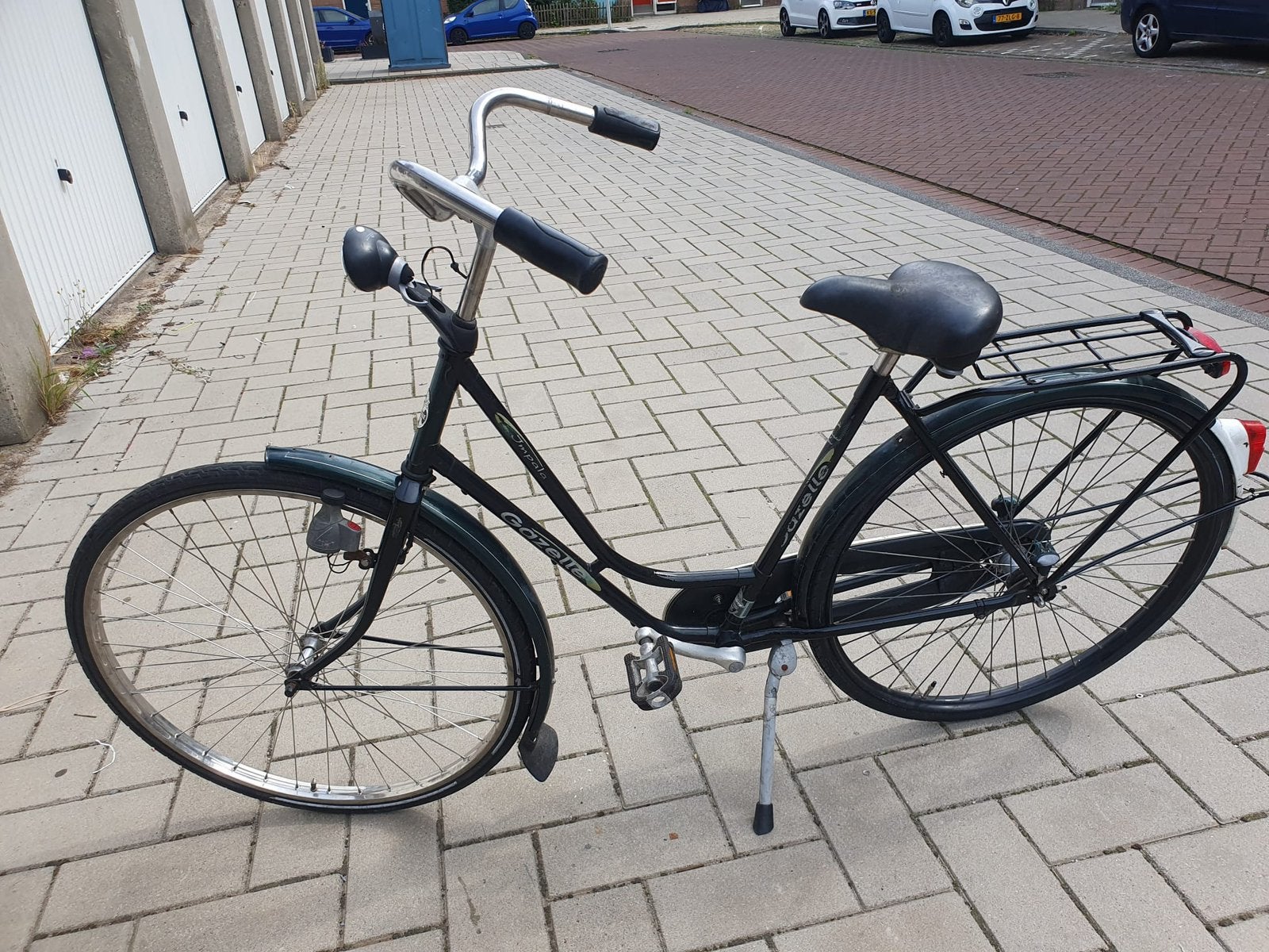 Dames fiets 28 inch, Minder dan 47 cm, Ophalen, Gebruikt, Terugtraprem