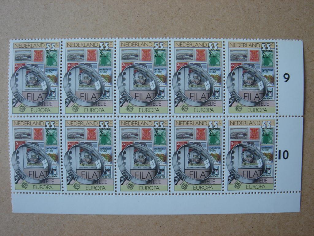 1979 NVPH 1179-1180 EUROPA POSTGESCHIEDENIS 20x, Postzegels en Munten, Ophalen of Verzenden, Na 1940, Postfris