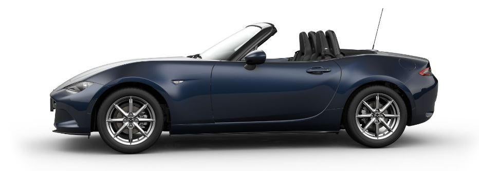 Mazda MX-5 1.5 SkyActiv-G 132 pk Exclusive-Line | CARPLAY |, Achterwielaandrijving, 978 kg, Zwart, 4 cilinders