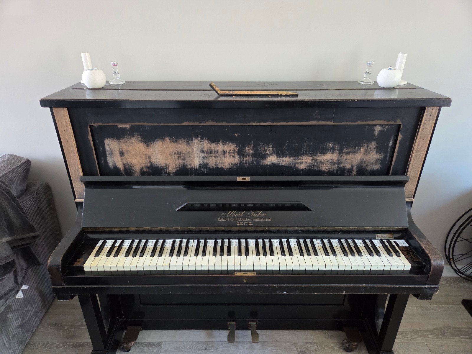 Gratis Piano, Ophalen of Verzenden, Gebruikt