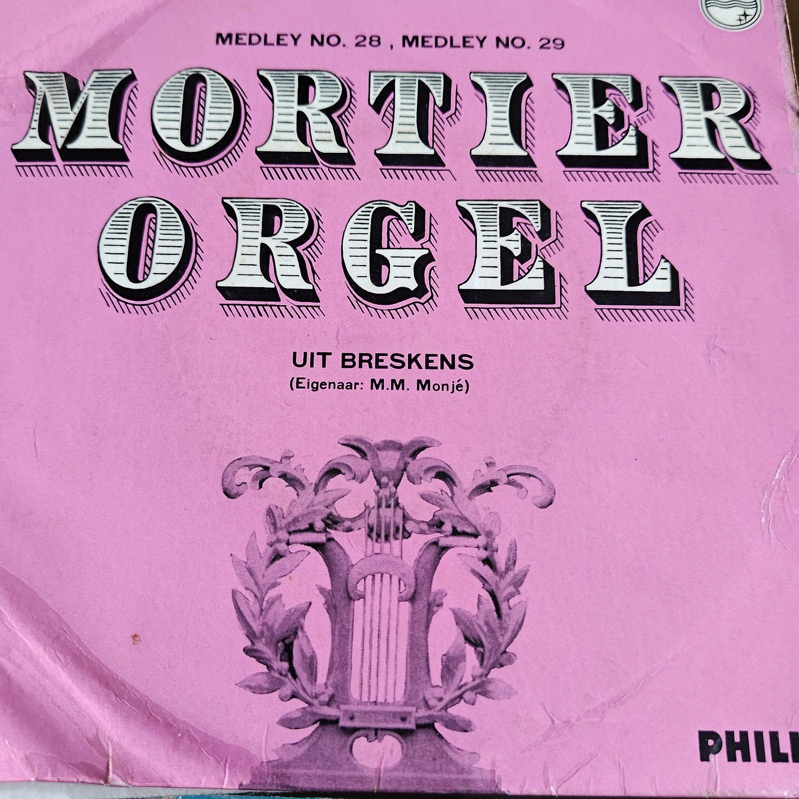 Mortier Orgel uit Breskens - Medley No. 28 & 29, Ophalen of Verzenden, Gebruikt, 7 inch, EP