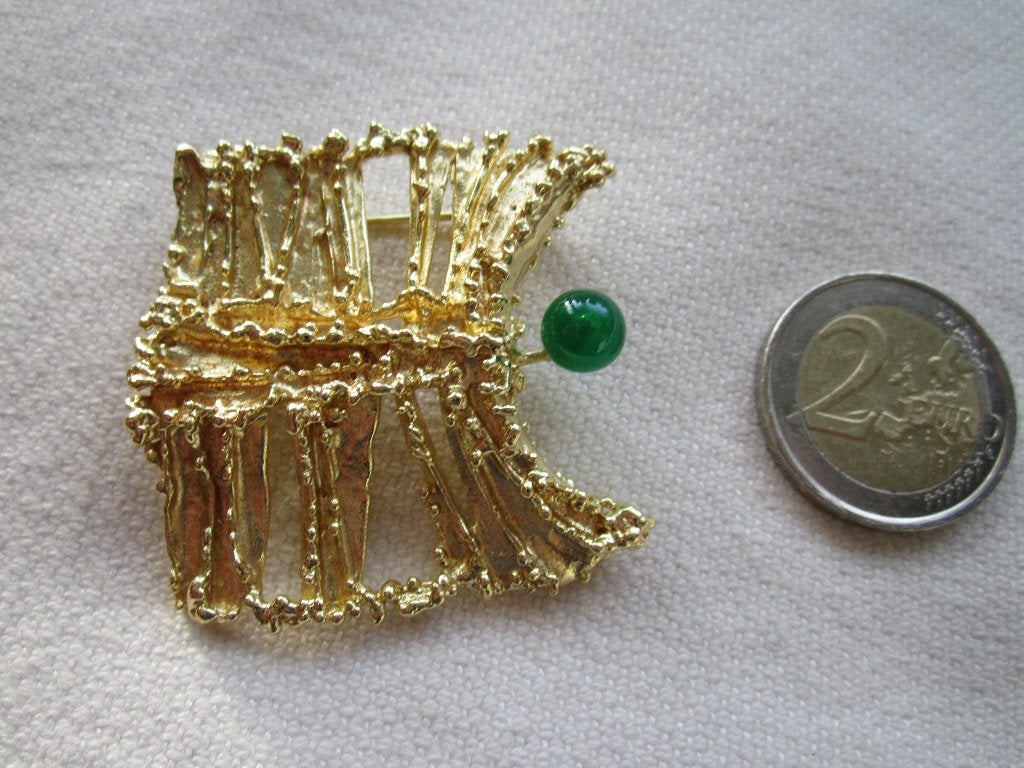40.  Schitterende oude broche, Ophalen, Overige materialen, Broche