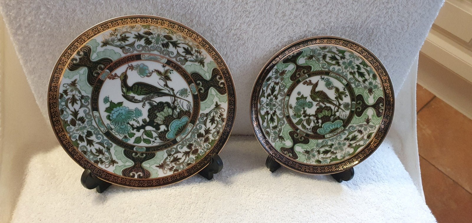 2 Japanse sierborden in perfecte staat, Ophalen of Verzenden