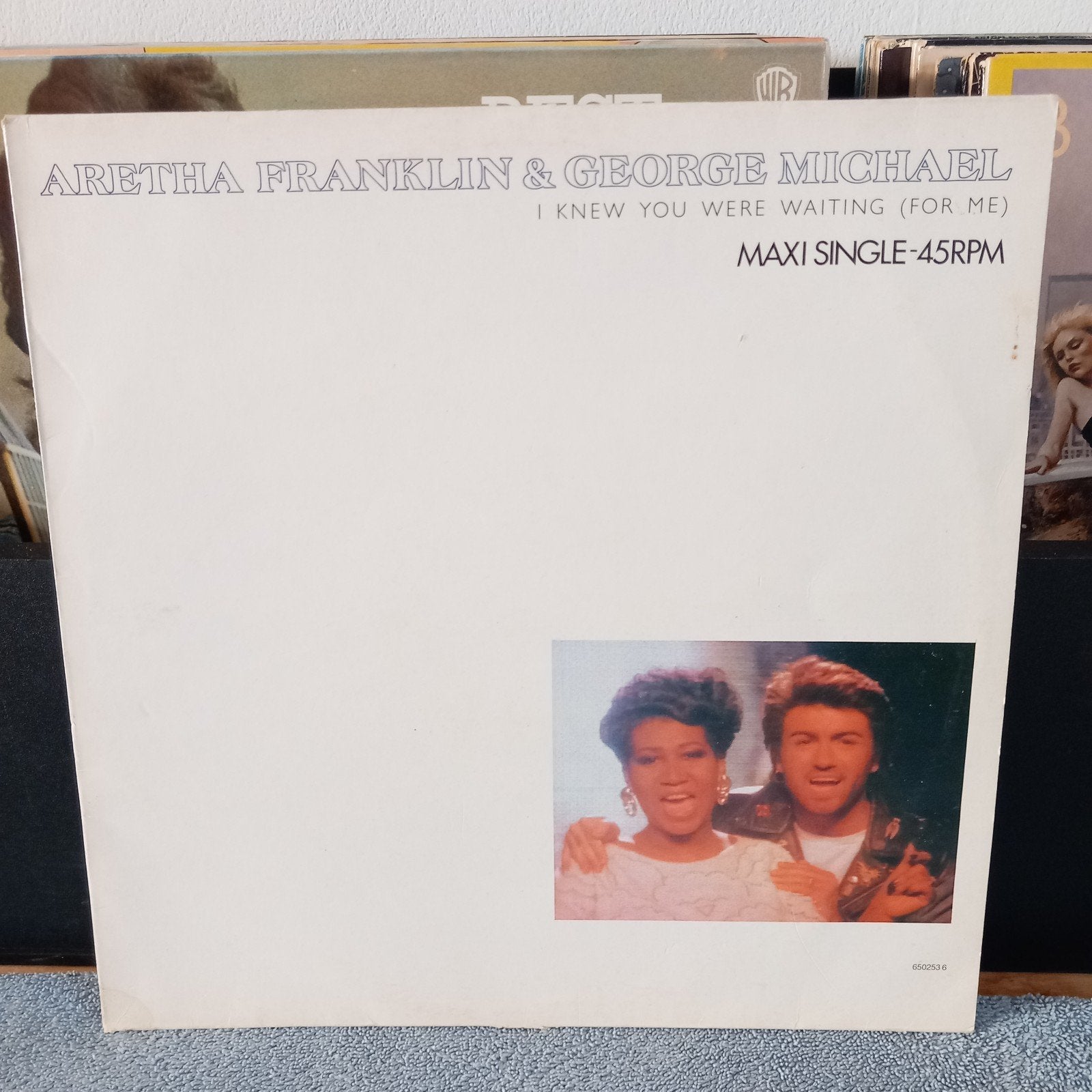 Lp George Michael i know you were waiting  maxi single, Ophalen of Verzenden, Gebruikt, 12 inch