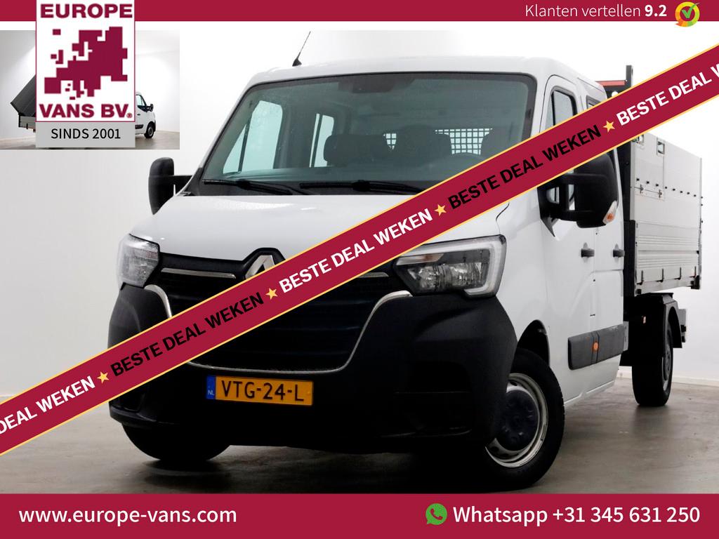 Renault Master T35 2.3 dCi 145pk L3 D.C. Kipper met hoge boo, Auto's, Voorwielaandrijving, 145 pk, 2421 kg, Gebruikt