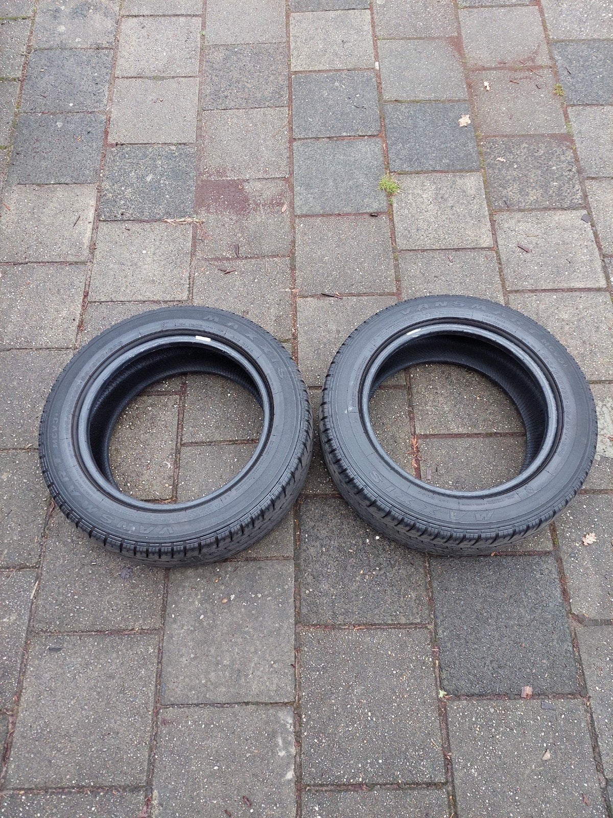 2x Gebruikte Maxxis Vansmart MCV3+ (195/60/R16C 6PR) €37,50, Ophalen, Gebruikt, Universele onderdelen