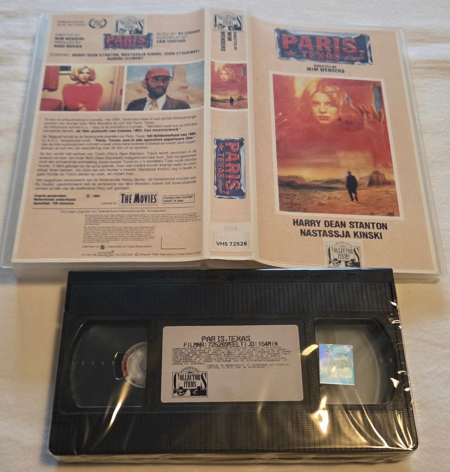 Paris * Texas Sealed VHS Speelfilm, Cd's en Dvd's, Alle leeftijden, Ophalen of Verzenden, Nieuw in verpakking, Actie en Avontuur