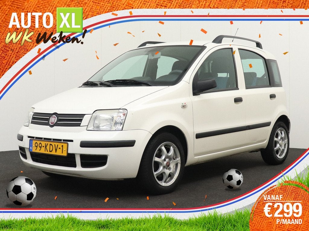 Fiat Panda 1.2 Edizione Cool Airco Bluetooth LMV (bj 2009), Auto's, Fiat, Voorwielaandrijving, Gebruikt, Wit, Origineel Nederlands