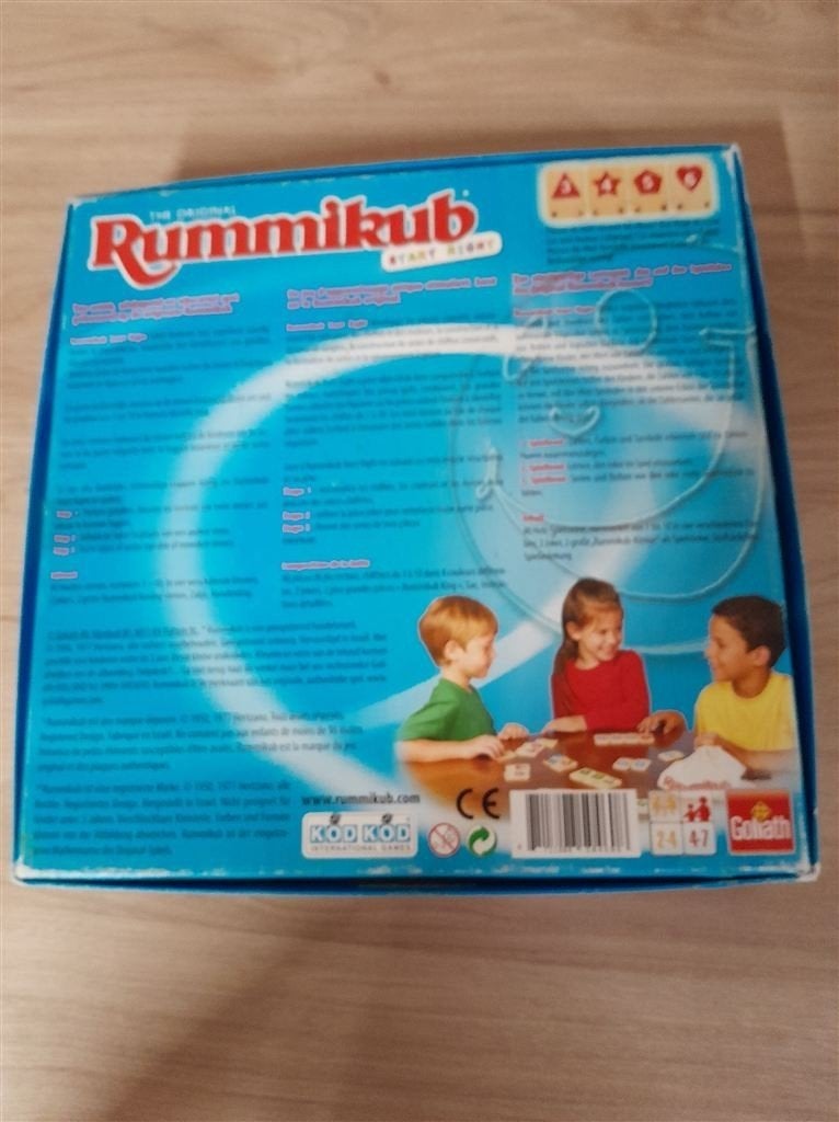 Rummikub start right met houten stenen - s1480, Verzenden, Zo goed als nieuw