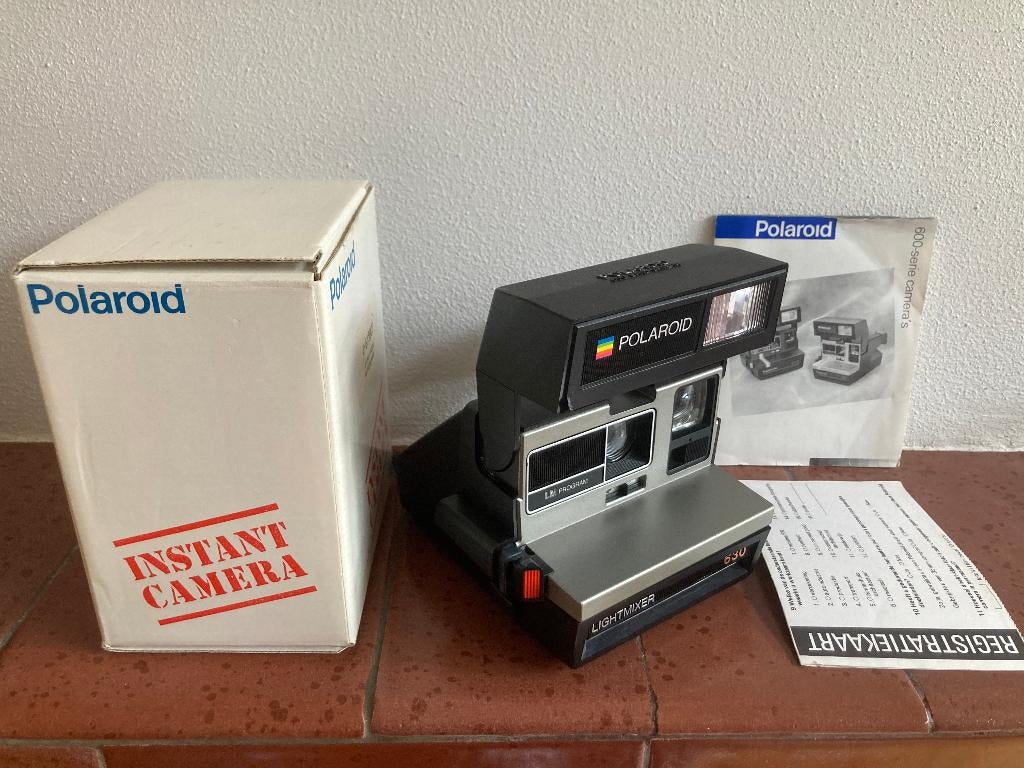 Vintage Polaroid Lightmixer 630 met foto cassette jaren 80, Audio, Tv en Foto, Fotocamera's Analoog, Ophalen of Verzenden, Zo goed als nieuw