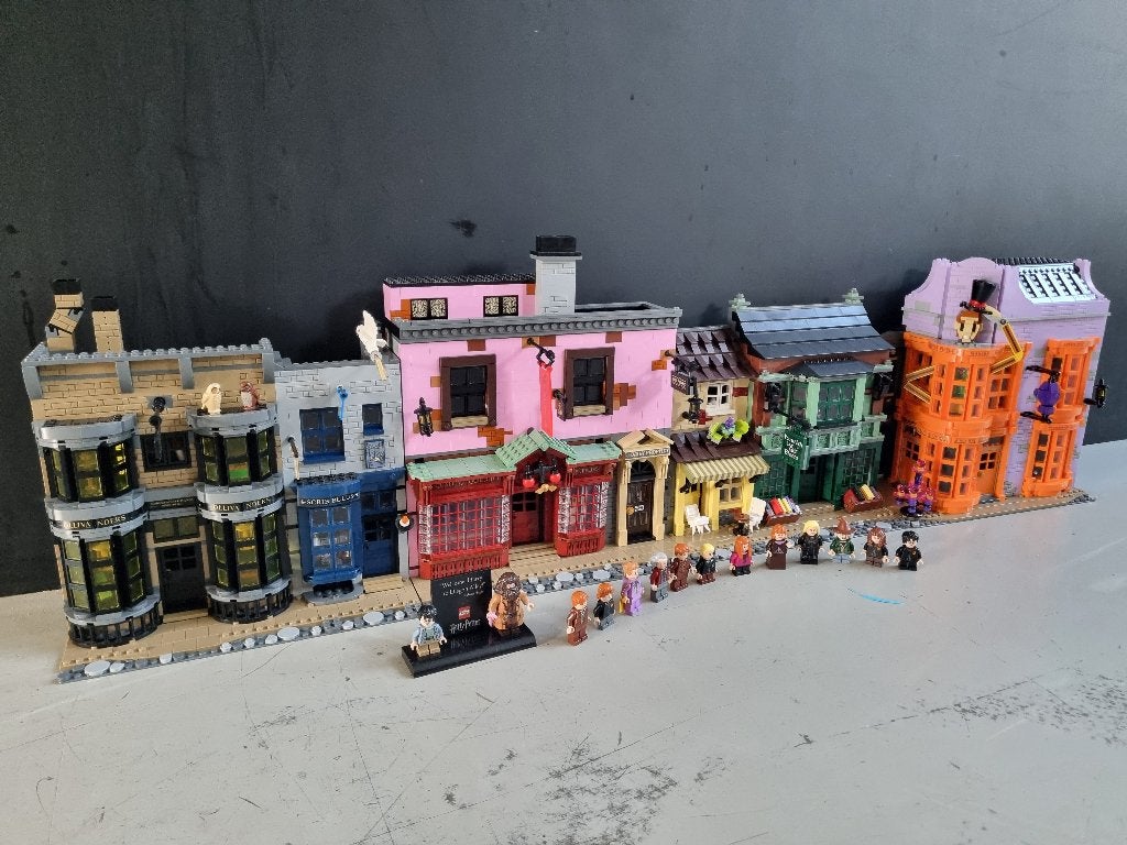 Te huur: Lego Diagon alley / de Wegisweg 75978, Gebruikt, Lego, Harry Potter, Inclusief instructies