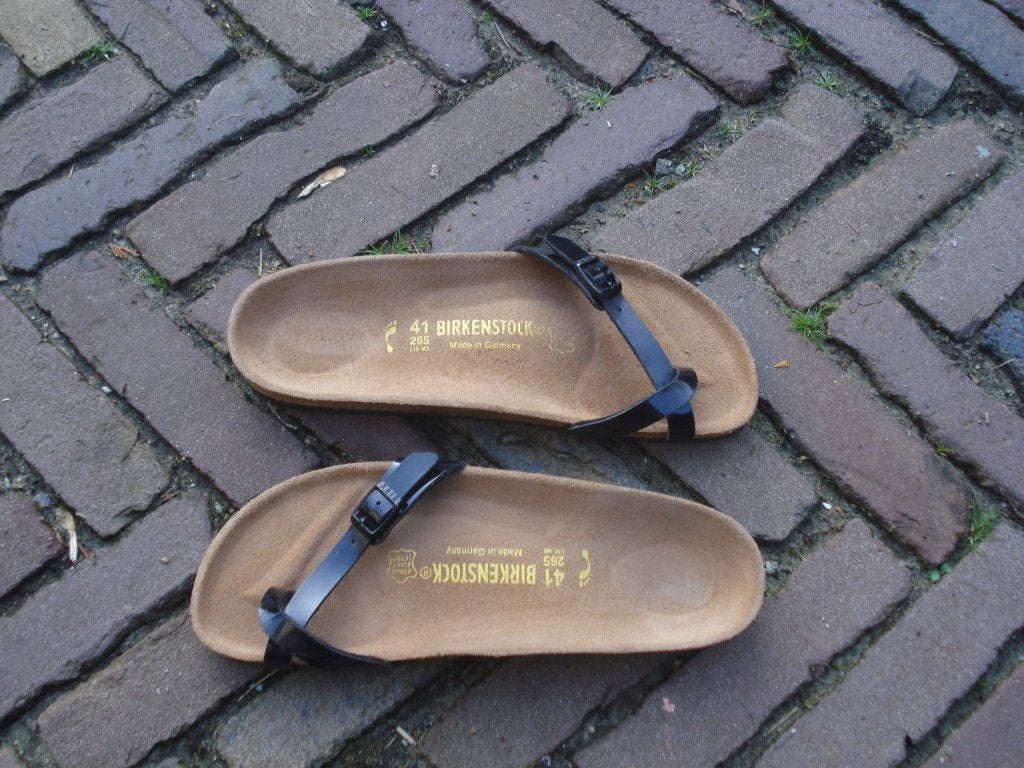BIRKENSTOCK PIAZZA 41 ZWART NU GRATIS VERZENDING PER POST, Slippers, Verzenden, Zwart, Nieuw