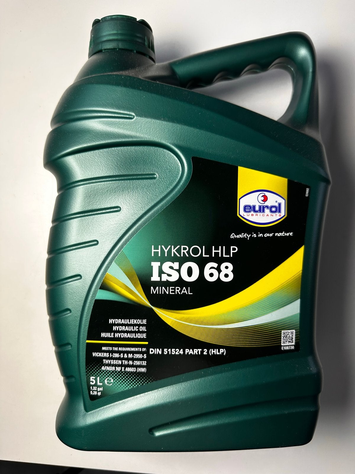 Eurol Hykrol HLP ISO 68 Hydrauliekolie - Nieuw, 5 liter, Ophalen of Verzenden, Nieuw, Universele onderdelen