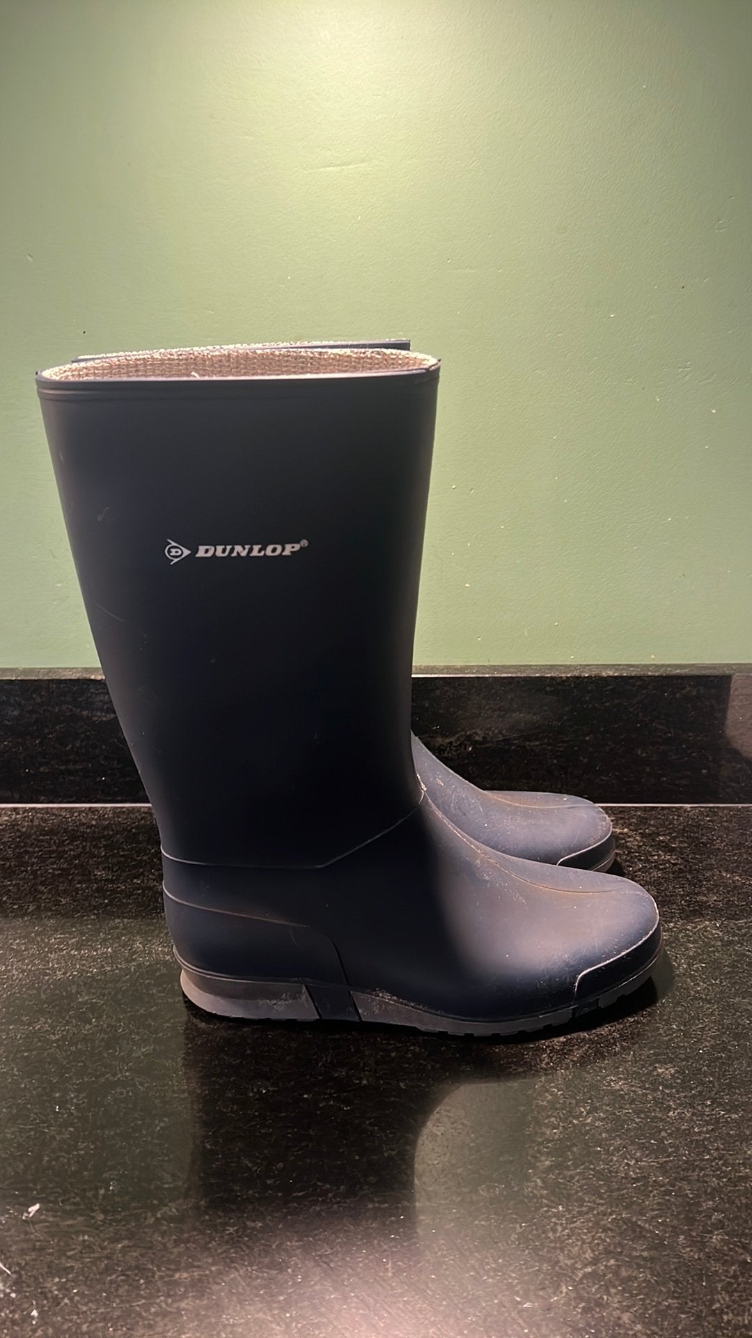 Dunlop regenlaarzen maat 38 nette staat, Ophalen of Verzenden, Zo goed als nieuw, Regenjas