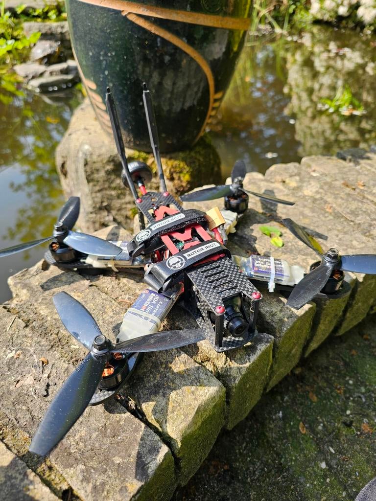 FPV Racedrone Set 200+km/uur met Controller en Accu's, Ophalen of Verzenden