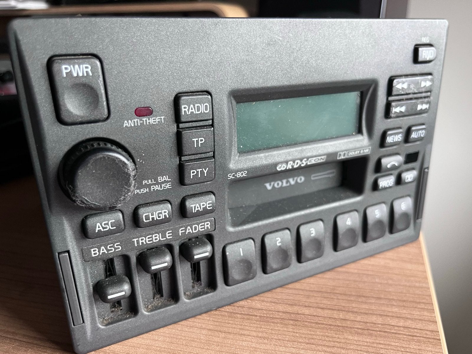 Volvo SC-802 Autoradio Cassette Speler RDS, Auto diversen, Ophalen of Verzenden, Gebruikt