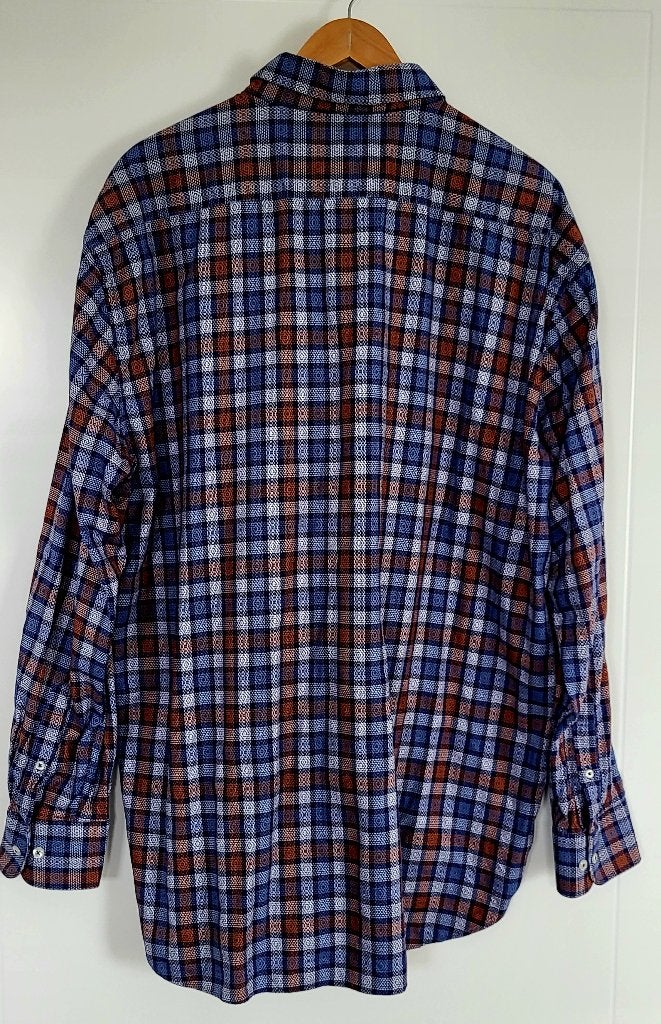 Luxe Giordano Geruit overhemd – maat 3XL, Kleding | Heren, Overhemd, Zo goed als nieuw, Giordano, Verzenden
