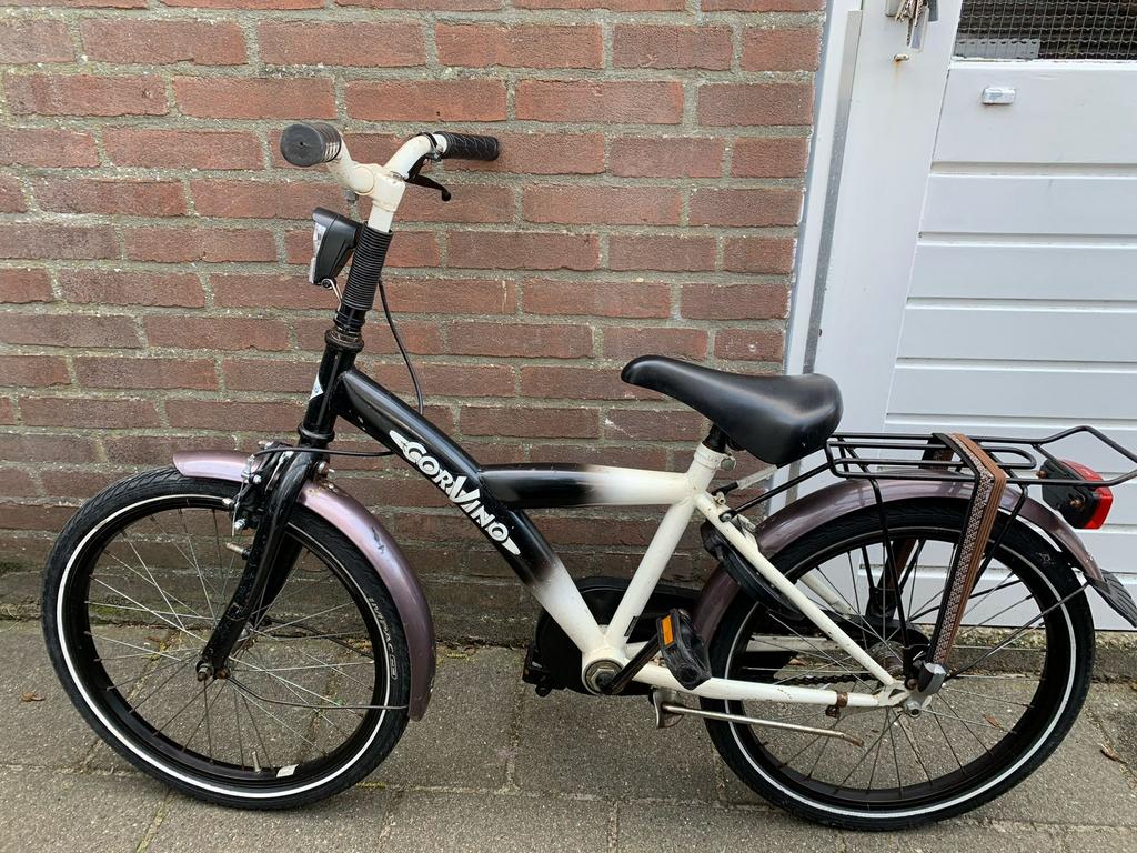 Corvino fiets, Ophalen, Gebruikt, 20 inch, Handrem