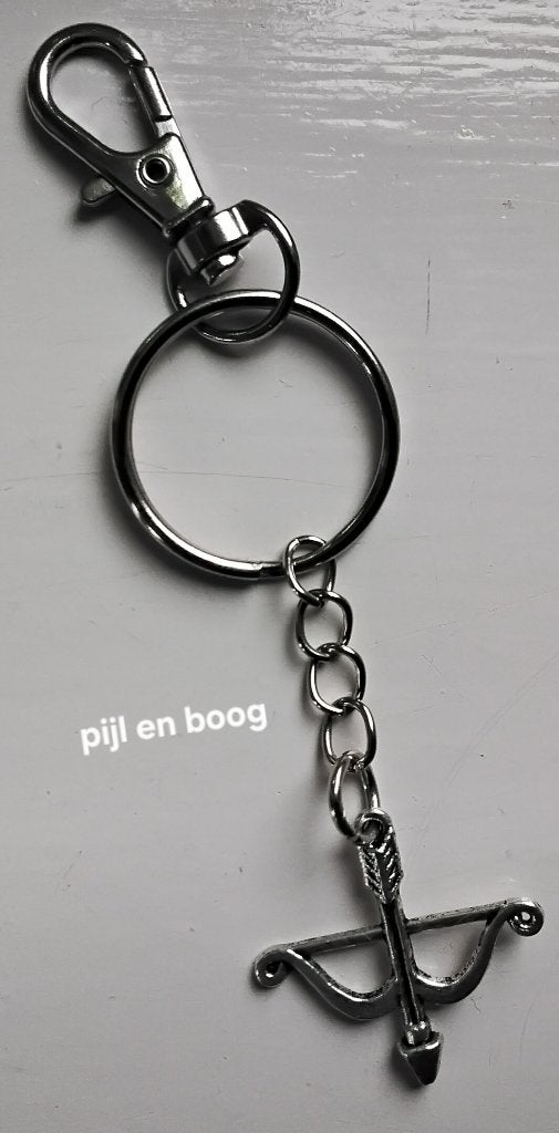 Sleutelhanger pijl-en-boog - boogschieten - boogschutter, Ophalen of Verzenden, Nieuw, Overige typen