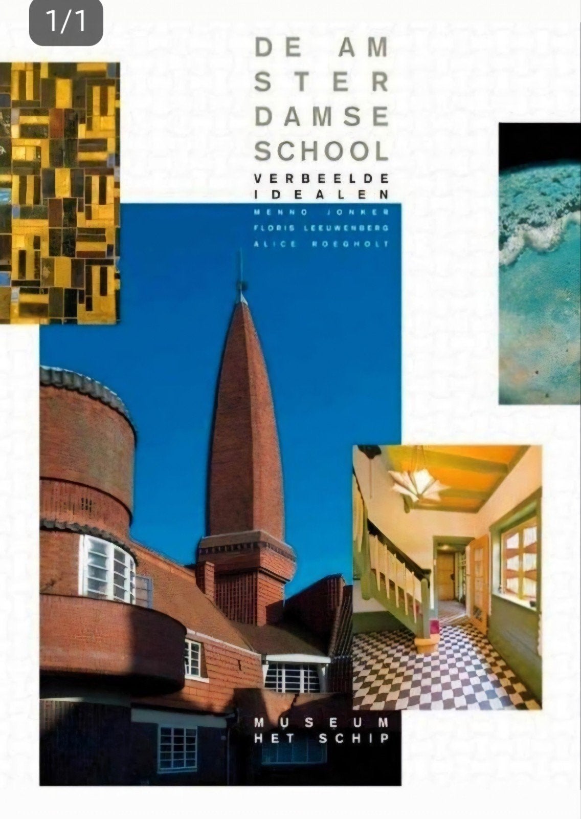 AMSTERDAMSE SCHOOL Verbeelde Idealen. Hardcover Nederlands, Boeken, Verzenden, Zo goed als nieuw, Architecten