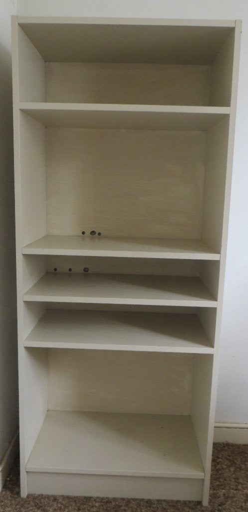Eenvoudige open kast met vaste planken. TV kastje. Vintage., Ophalen, Gebruikt, 100 tot 150 cm, Vintage