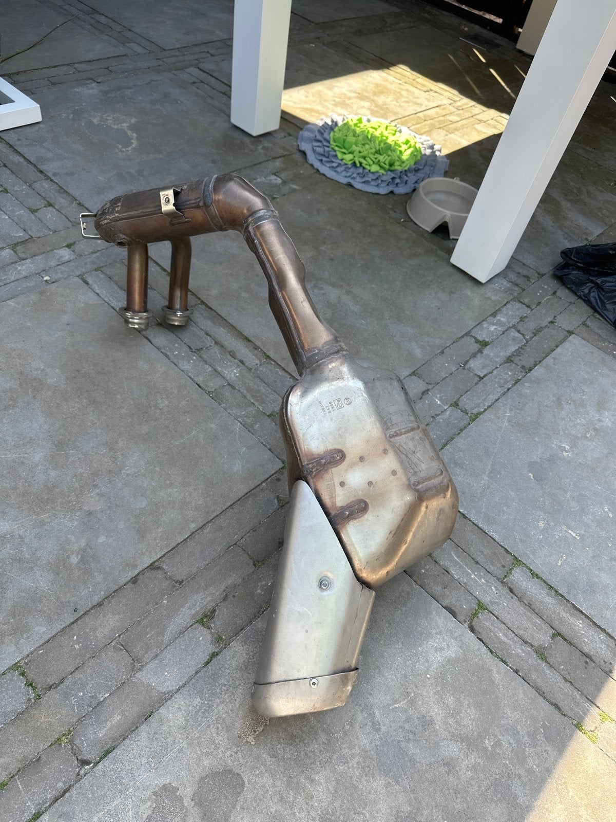Originele uitlaat Yamaha Tracer 7 (Tracer 700), Ophalen of Verzenden, Gebruikt