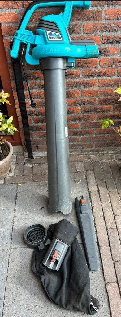 bladblazer, Ophalen, Gebruikt, Met opvangzak, Handgedragen